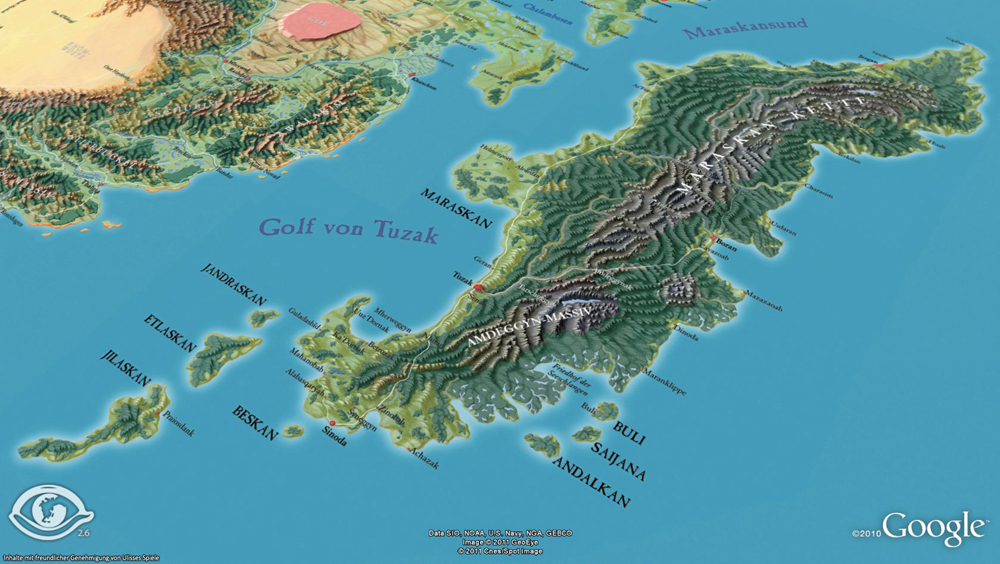 DereGlobus-Blog: Kartenupdate: Maraskan