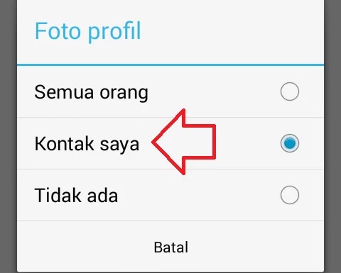 Cara Menyembunyikan Foto Profil dan Info WhatsApp