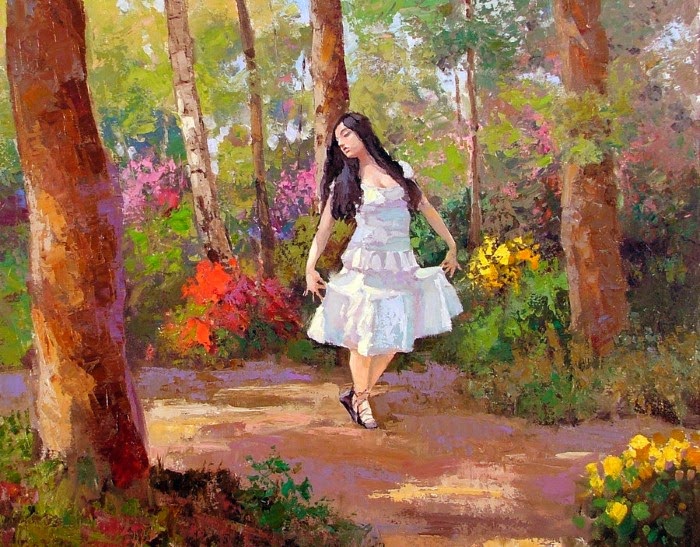 Художник-импрессионист. Sean Wallis