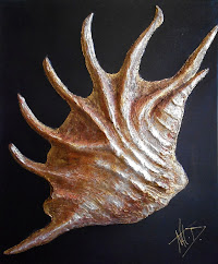 Vendu-Nat.D. L'Araignée de mer (sculpture sur toile (5 cm d'épaisseur au centre)