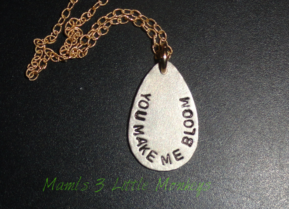 Mami's 3 Little Monkeys Isabelle Grace Jewelry Bloom Mom Necklace