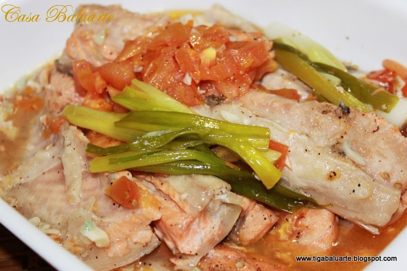 Casa Baluarte Filipino Recipes: Paksiw Salmon Belly Recipe