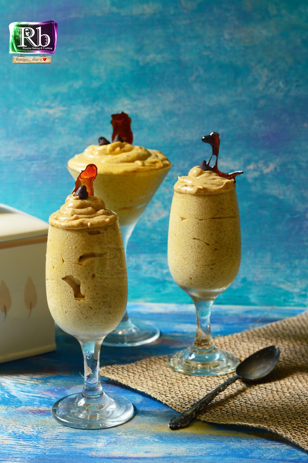 Remya's Baking Caramel Banana Mousse No gelatine