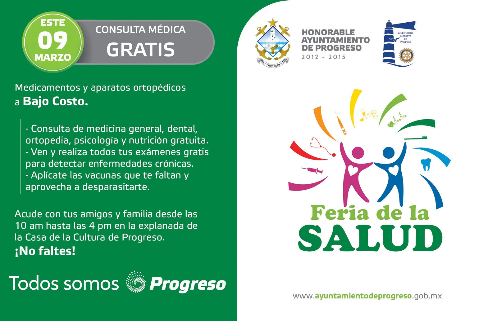 Noticias Progreso Invitan a progreseños a participar en la Feria de la