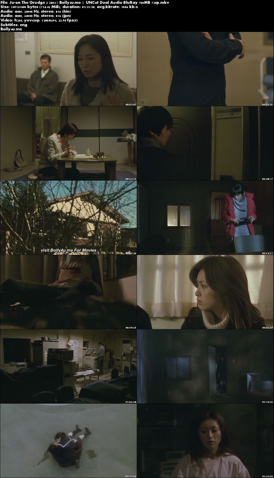 Ju-on The Grudge 2 2003 BRRip 300MB UNCUT Hindi Dual Audio 480p Download Ju-on The Grudge 2 2003 BRRip 300MB UNCUT Hindi Dual Audio 480p Download