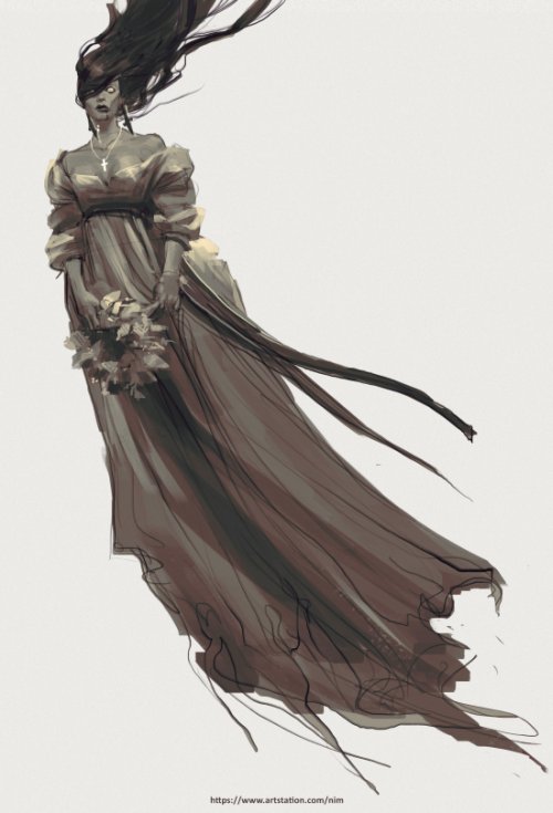 As sombrias ilustrações de fantasia, ficção científica e terror de Daria Rashev Daria Rashev artstation arte ilustrações fantasia ficção científica terror sombrio games