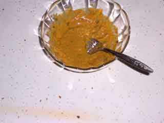Poulet de Moutarde coating
