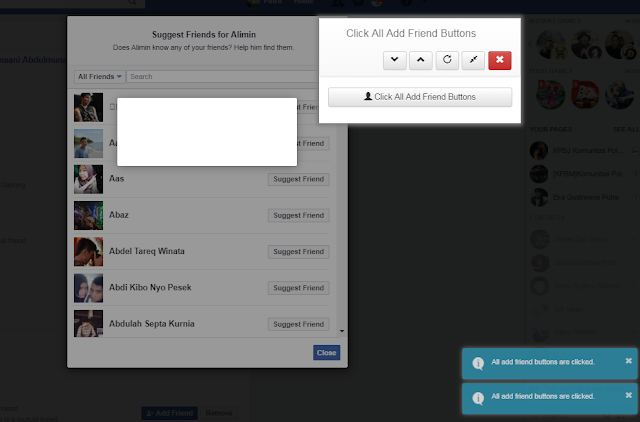 Cara Menambah Banyak Teman di Facebook Sekali Klik