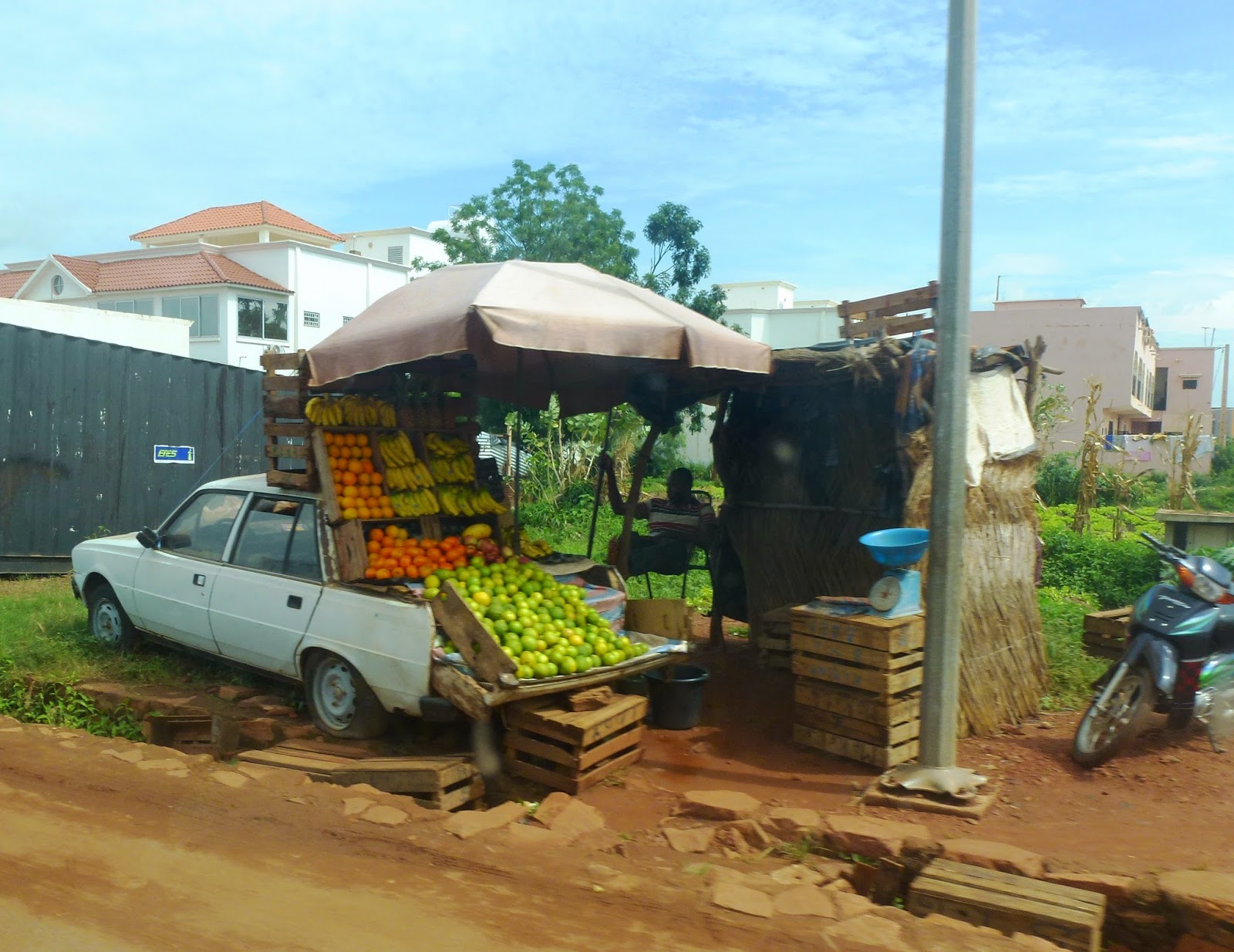 Unterwegs in Bamako und nach Sabalibougou