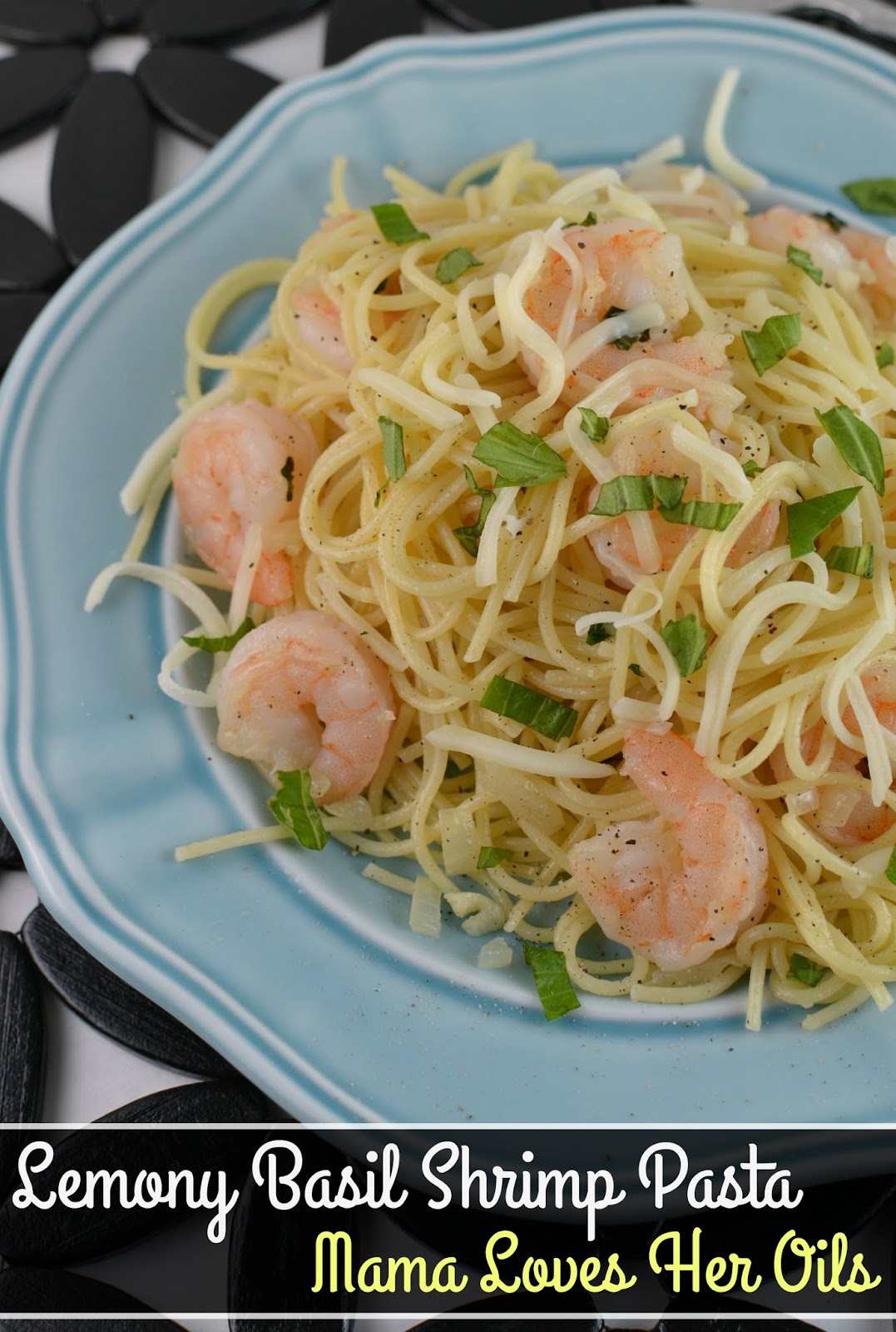 Lemony Basil Shrimp Pasta Recipe