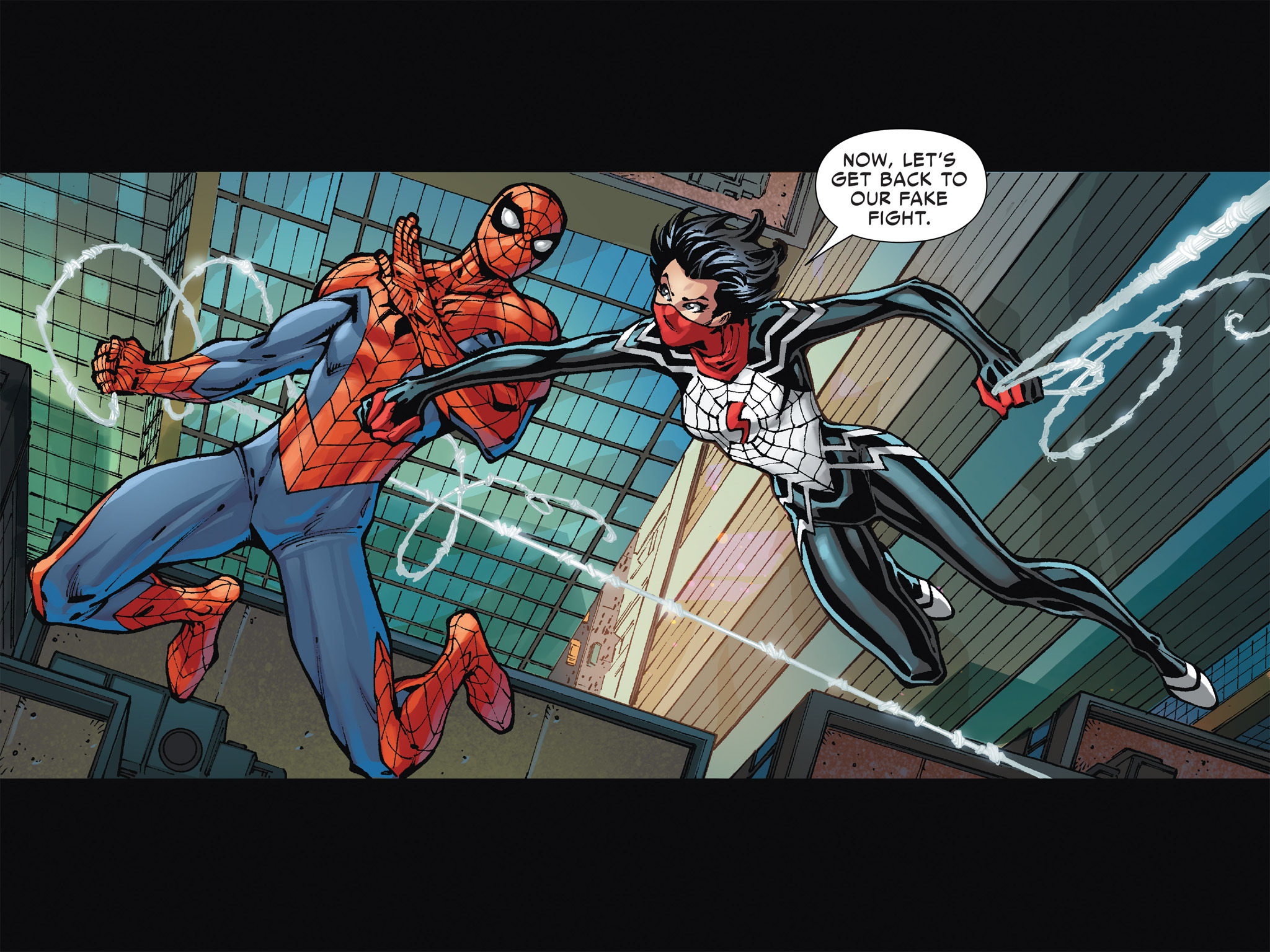 Read online The Amazing Spider-Man & Silk: The Spider(fly) Effect (Infinite Comics) comic -  Issue #8 - 64