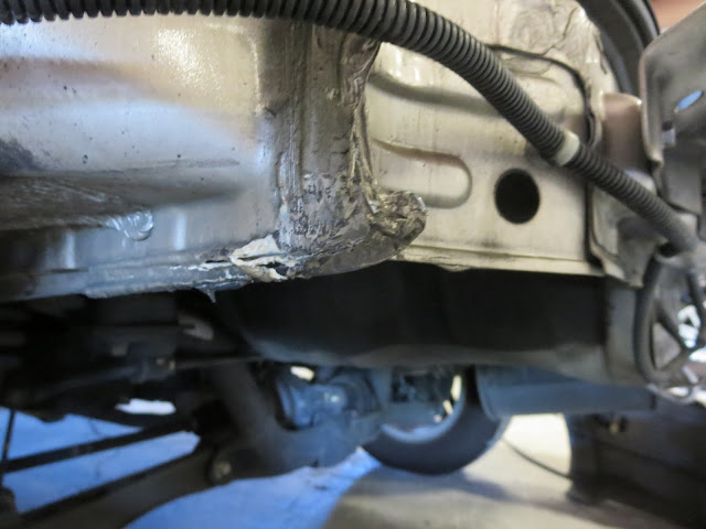 Hidden damage found during collision repairs at Almost Everything Auto Body