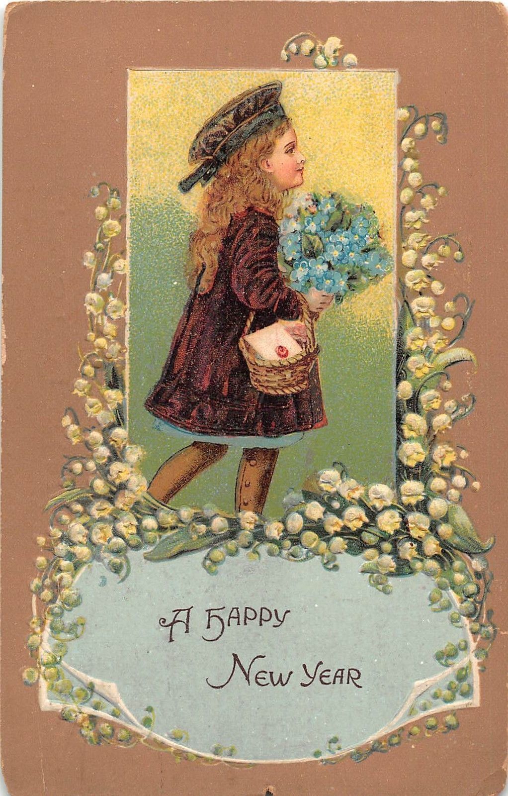 Vintage thanksgiving image Happy New Year! | Vintage Greeting Cards | Tutt'Art@ | Pittura • Scultura • Poesia • Musica