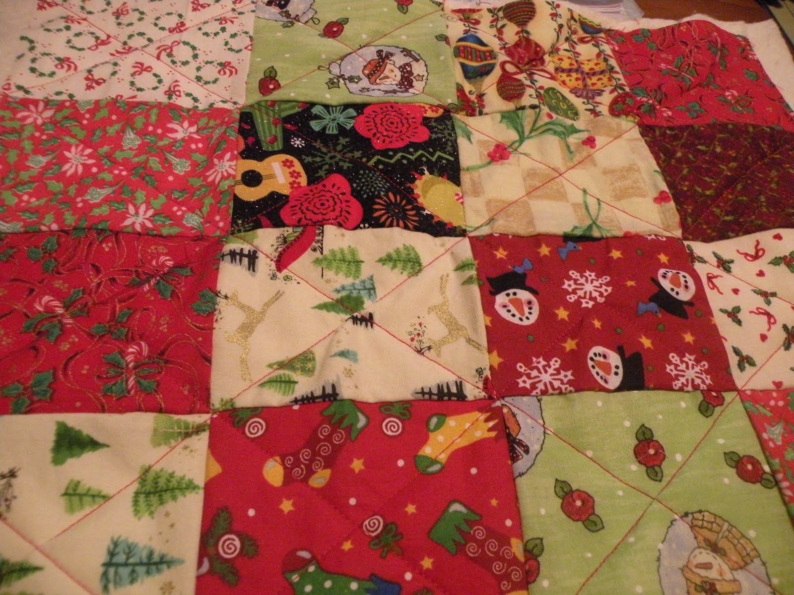 Quilting Fiesta Christmas Placemats and Pattern