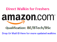 Amazon Amazon-walkin-for-freshers-chennai