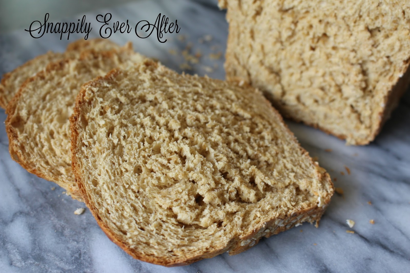 Snappily Ever After Molasses Oatmeal Bread