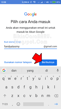 Contoh Cara Membuat Akun Google Baru Di Hp Untuk Playstore