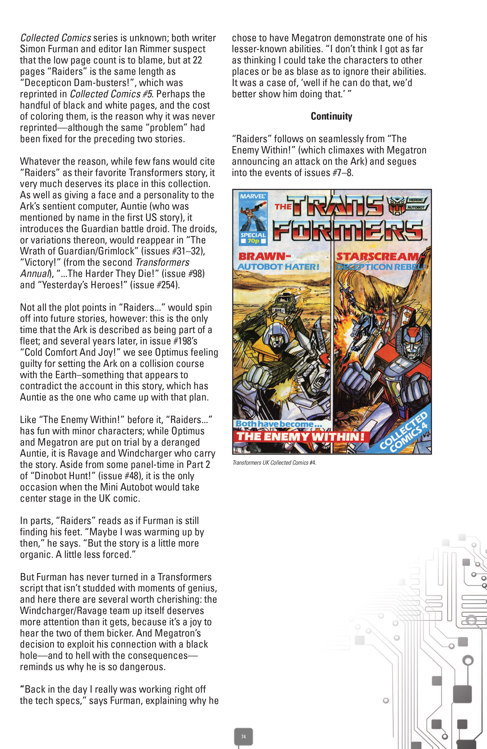 Read online The Transformers Classics UK comic -  Issue # TPB 1 - 75