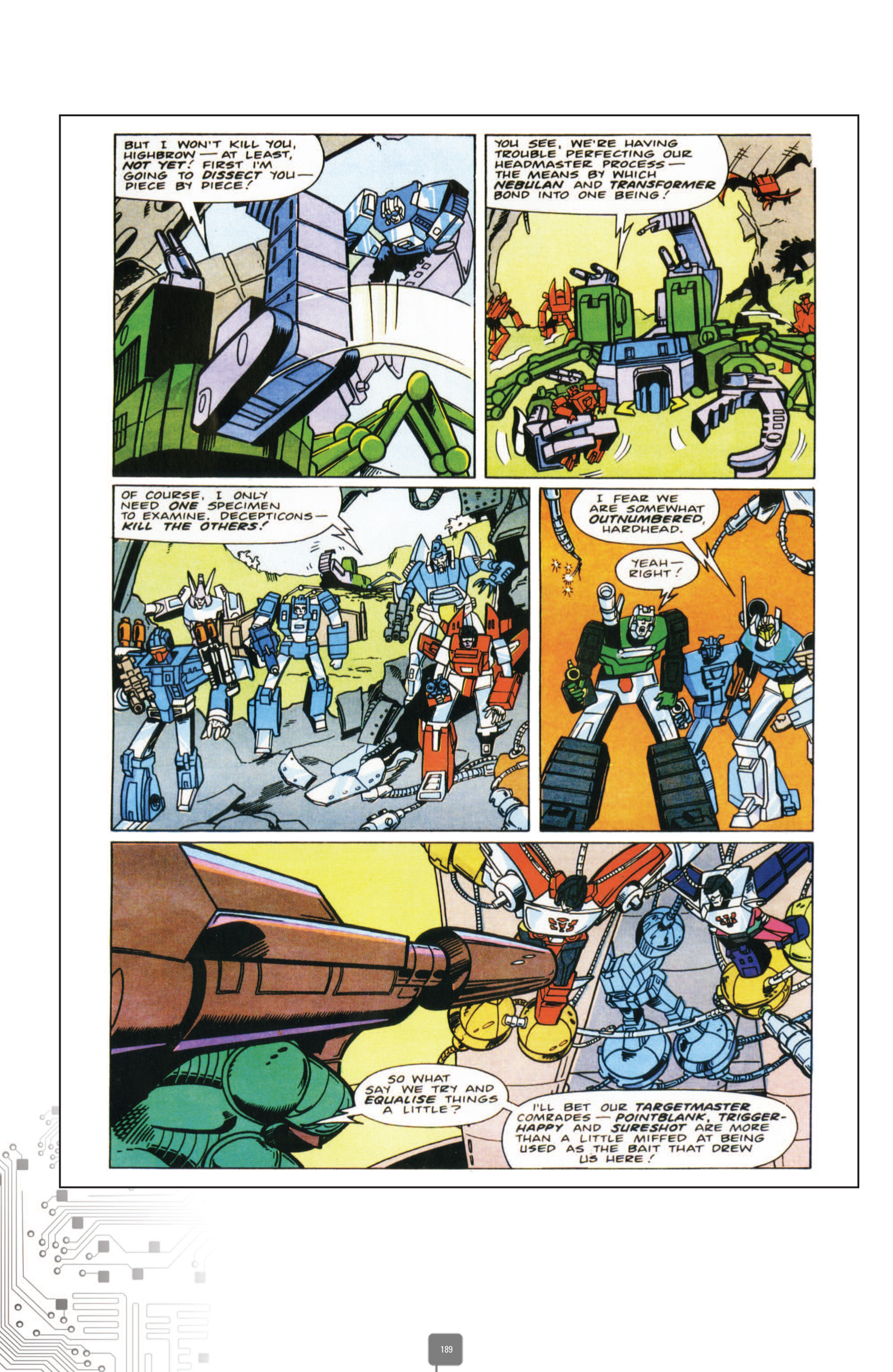 Read online The Transformers Classics UK comic -  Issue # TPB 4 - 189