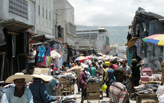 Strolling thru the Iron Market, Haiti