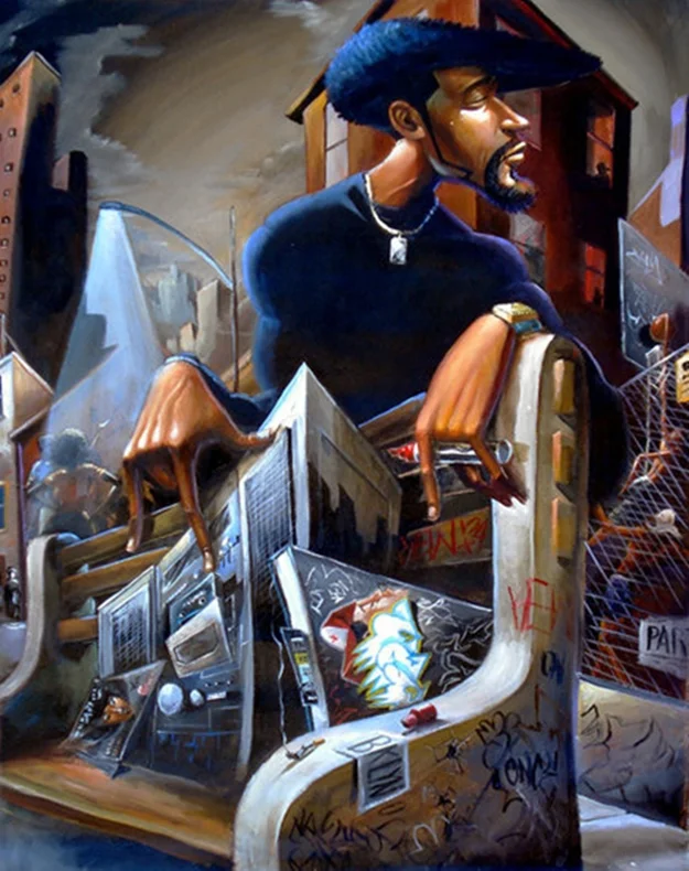 Frank Morrison | African American painter | The Urban Jazz