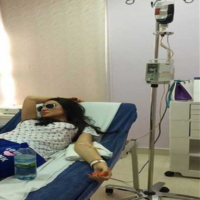بالصور.. نقل ميساء مغربي للمستشفى بعد تعرضها لوعكة صحية