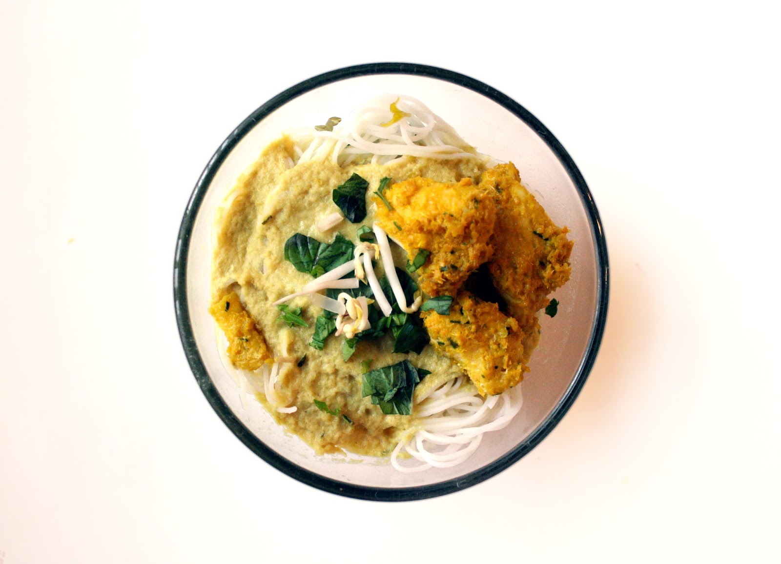 the Nom Lab. Siem Reap Throwback Nom Banh Chok (Khmer Fish Curry Noodles)