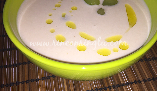 ajo blanco para celiacos