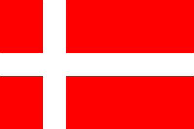 Bendera Negara Denmark Anggota Uni Eropa (EU)
