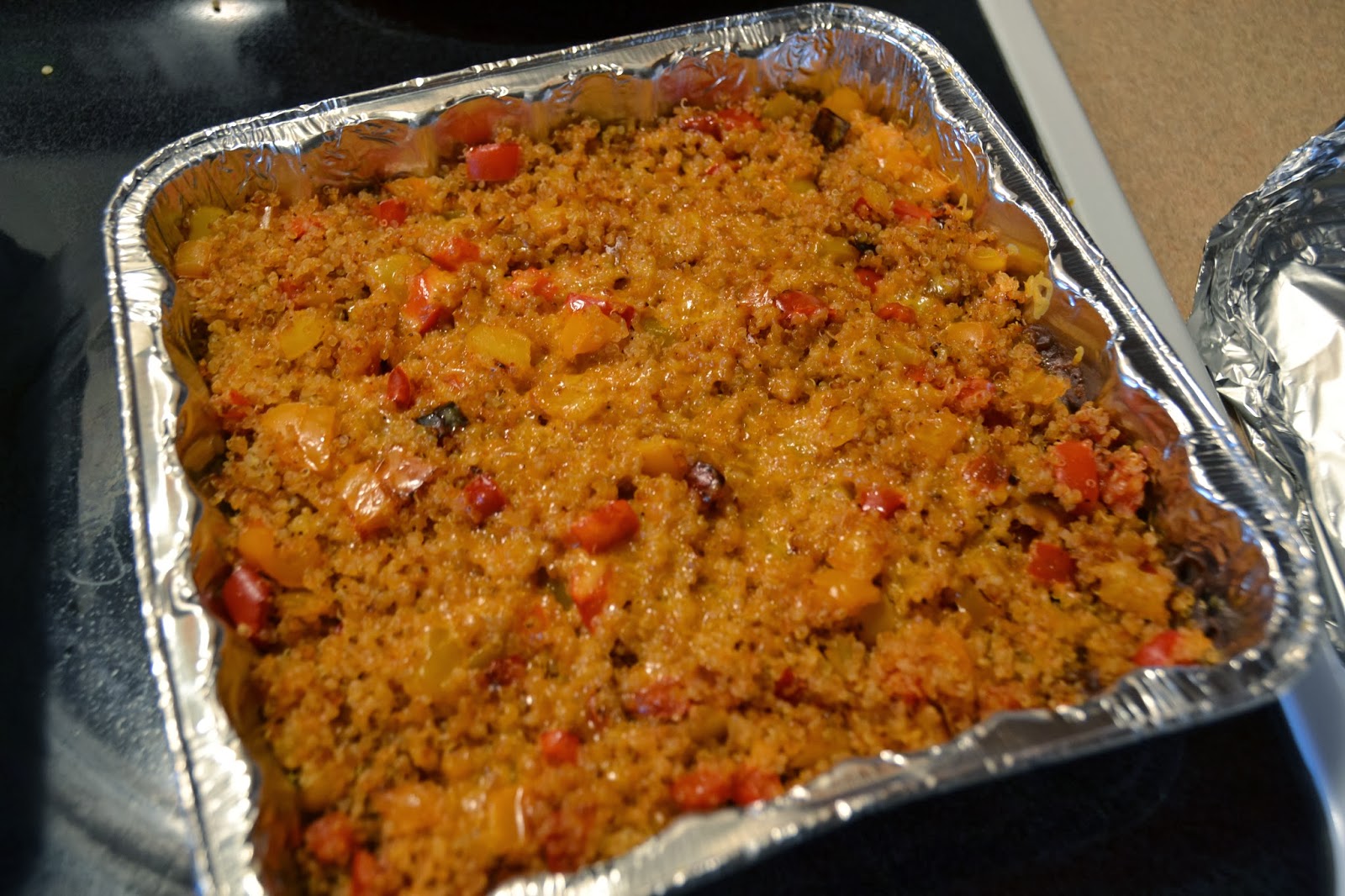 My Bite of Life Southwestern Quinoa and Black Bean Casserole