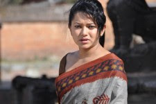 Beautiful Nepali Actress Saujanya Looking Sexy on Saree