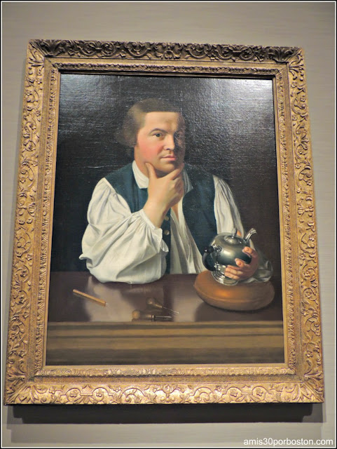 Cuadro de Paul Revere del Museo de Bellas Artes de Boston