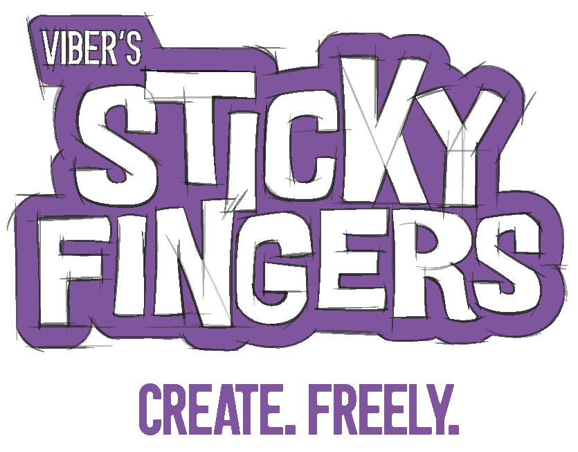 Www vibers ru. Sticky fingers стикер. Вайбер креативный. Отбитые стикерпак вайбер. Реклама вайбер для стикеров.