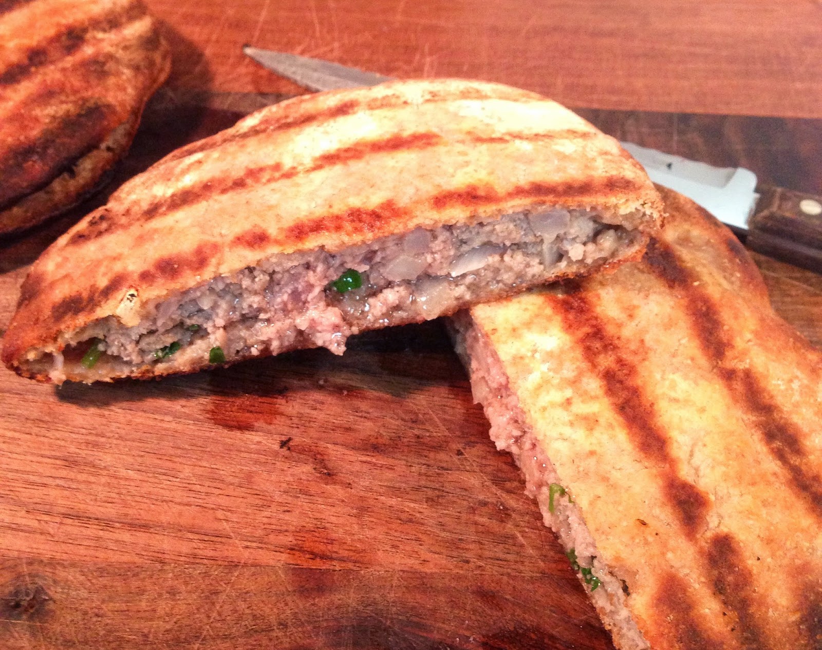 Beth Fish Reads Weekend Cooking Spiced Lamb Burgers