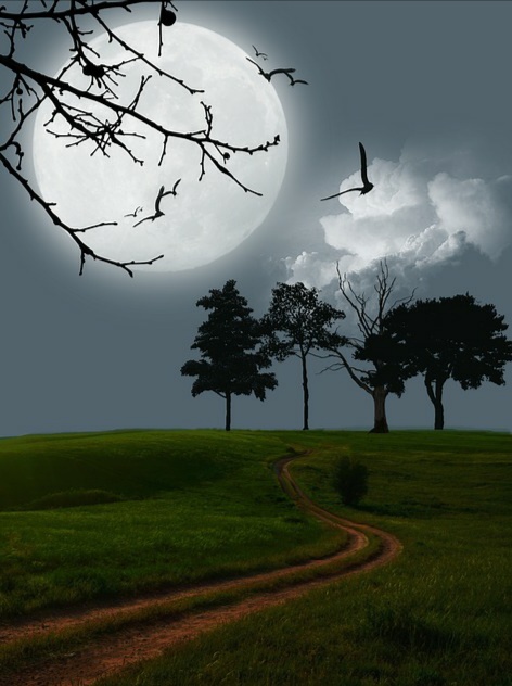 Gambar Bulan Indah Saat Malam Kumpulan Gambar