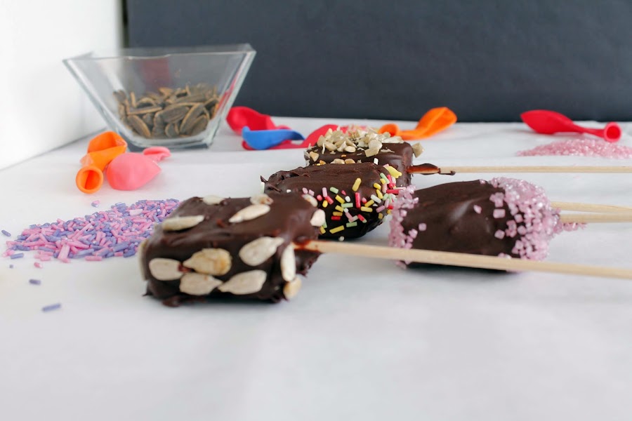 Receta Cake pops de queso y chocolate para cocinar con niños