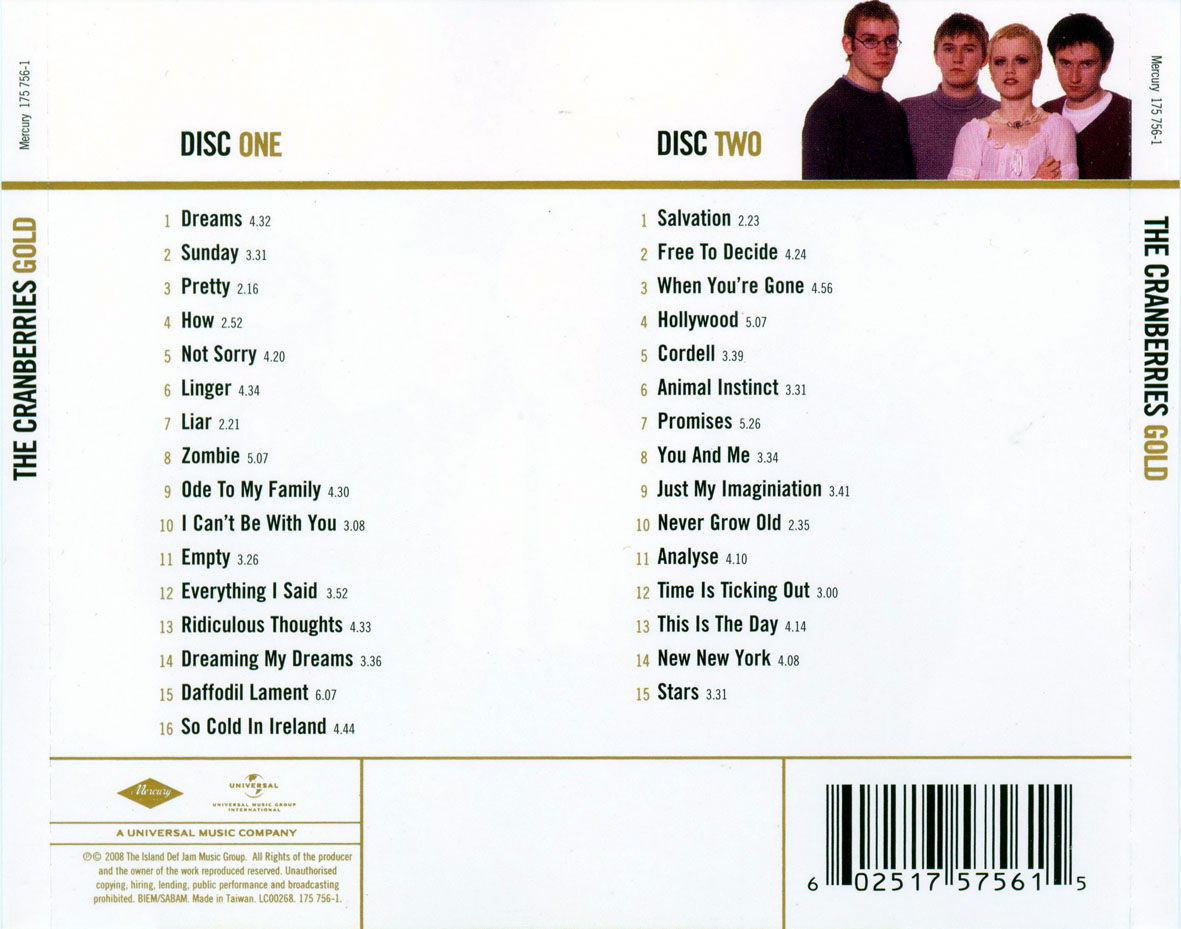 Missing Hits 7 THE CRANBERRIES GOLD (2 CDS)