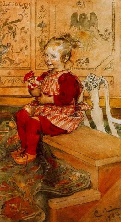 Carl Larsson 1853-1919 | Swedish Realist painter | The Arts and Crafts Movement