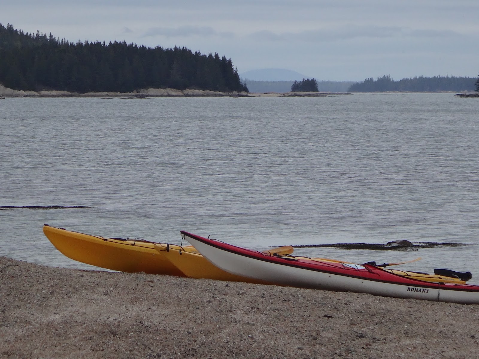 Sea Kayak Stonington McGlathery Island in a Tandem