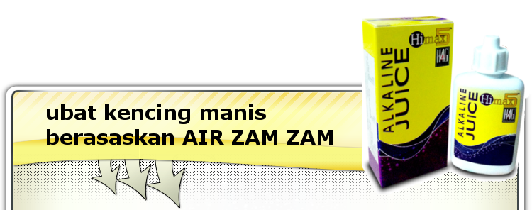 Ubat kencing manis AIR ZAM ZAM 2014 harga RM65