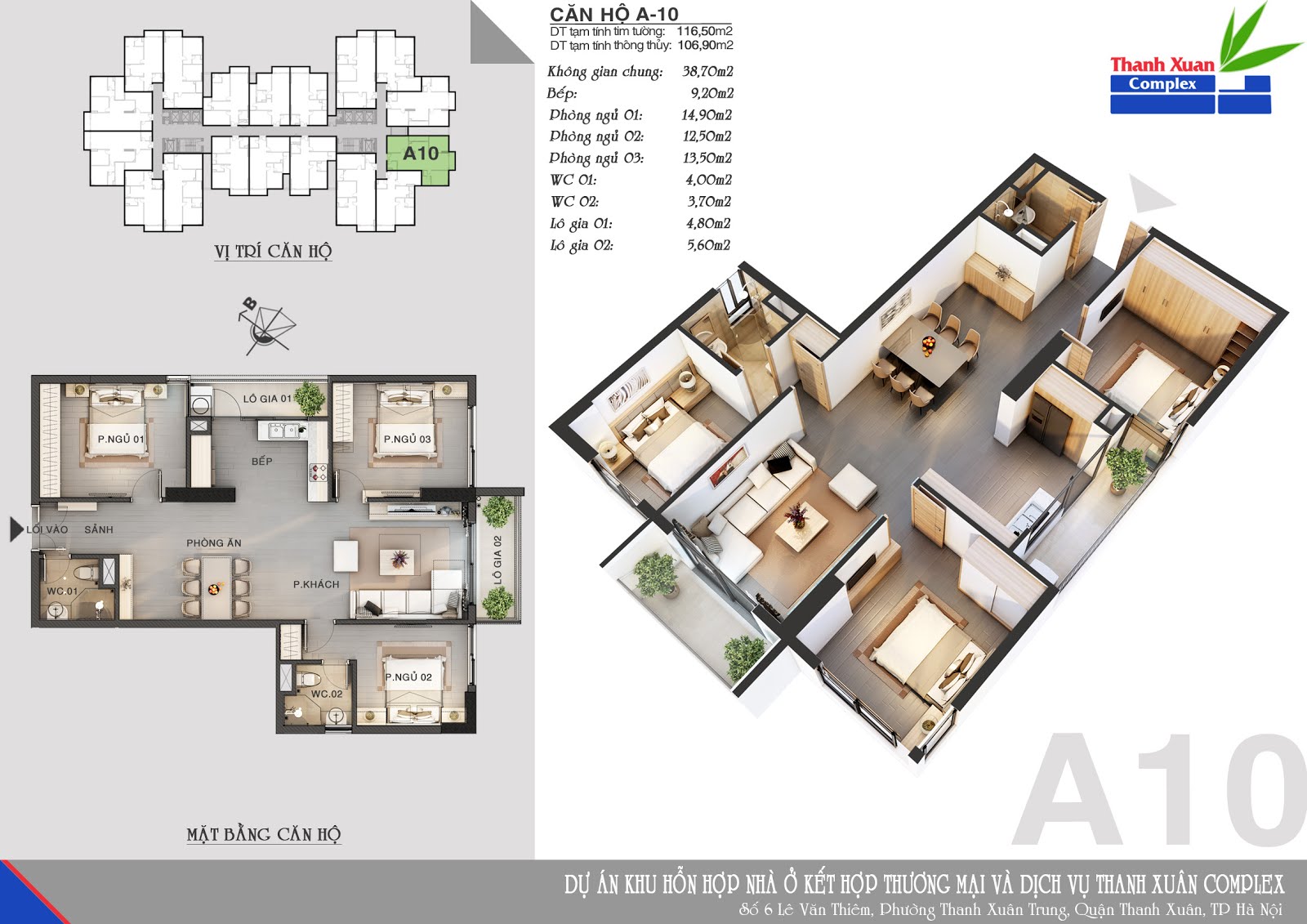 Căn hộ A10 Chung cư Hapulico 24t3 (Thanh Xuân Complex) diện tích tim tường 116,50m2 diện tích thông thuỷ 107,10m2, thiết kế 02 phòng ngủ 02 vệ sinh. Ban công Đông Nam hướng cửa vào Tây Bắc. Căn hộ A10 Chung cư Hapulico 24t3 (Thanh Xuân Complex) diện tích tim tường 116,50m2 diện tích thông thuỷ 107,10m2, thiết kế 02 phòng ngủ 02 vệ sinh. Ban công Đông Nam hướng cửa vào Tây Bắc.