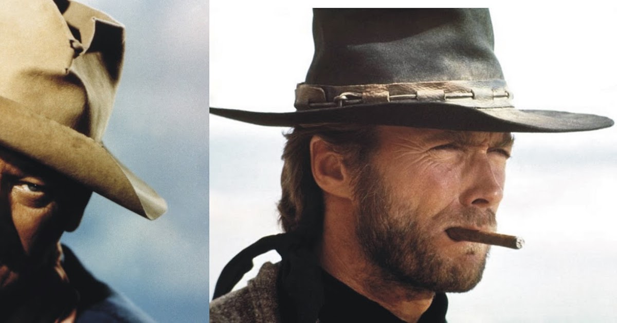 John Wayne vs Clint Eastwood: Duelo de tipos duros.