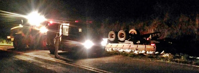 Roncador: Motorista de caminhão morre em acidente na “Curva do Cateto”