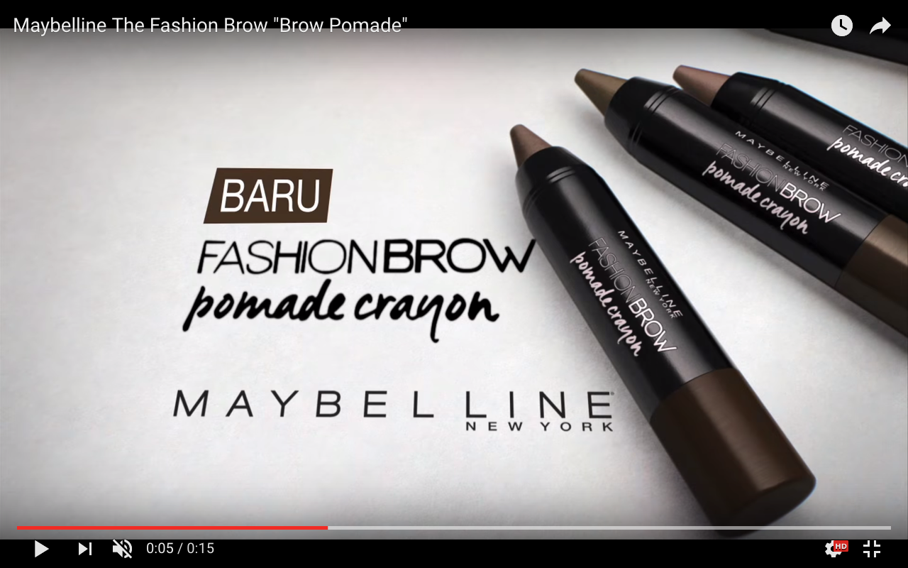 Review: Maybelline Fashion Brow Pomade Crayon - BR2 Mocha.