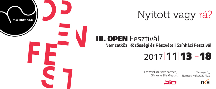 OPEN 2017 - Nemzetközi Közösségi Színházi Fesztivál