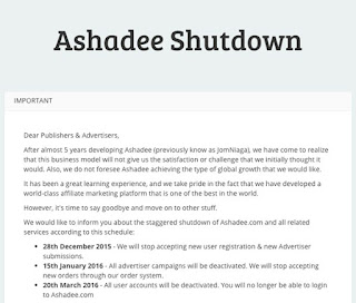 Ashadee bakal ditutup, mengimbau kenangan bersama Ashadee (Jomniaga)