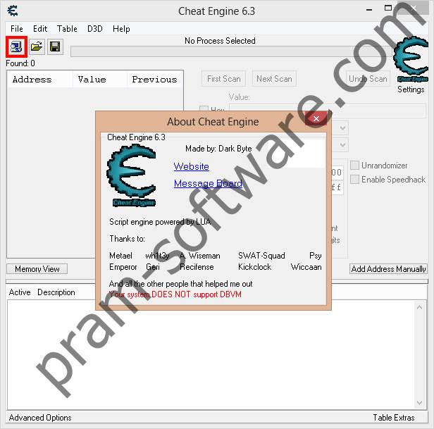 Cheat Engine 6.3 MediaFire ~ Free Download Software