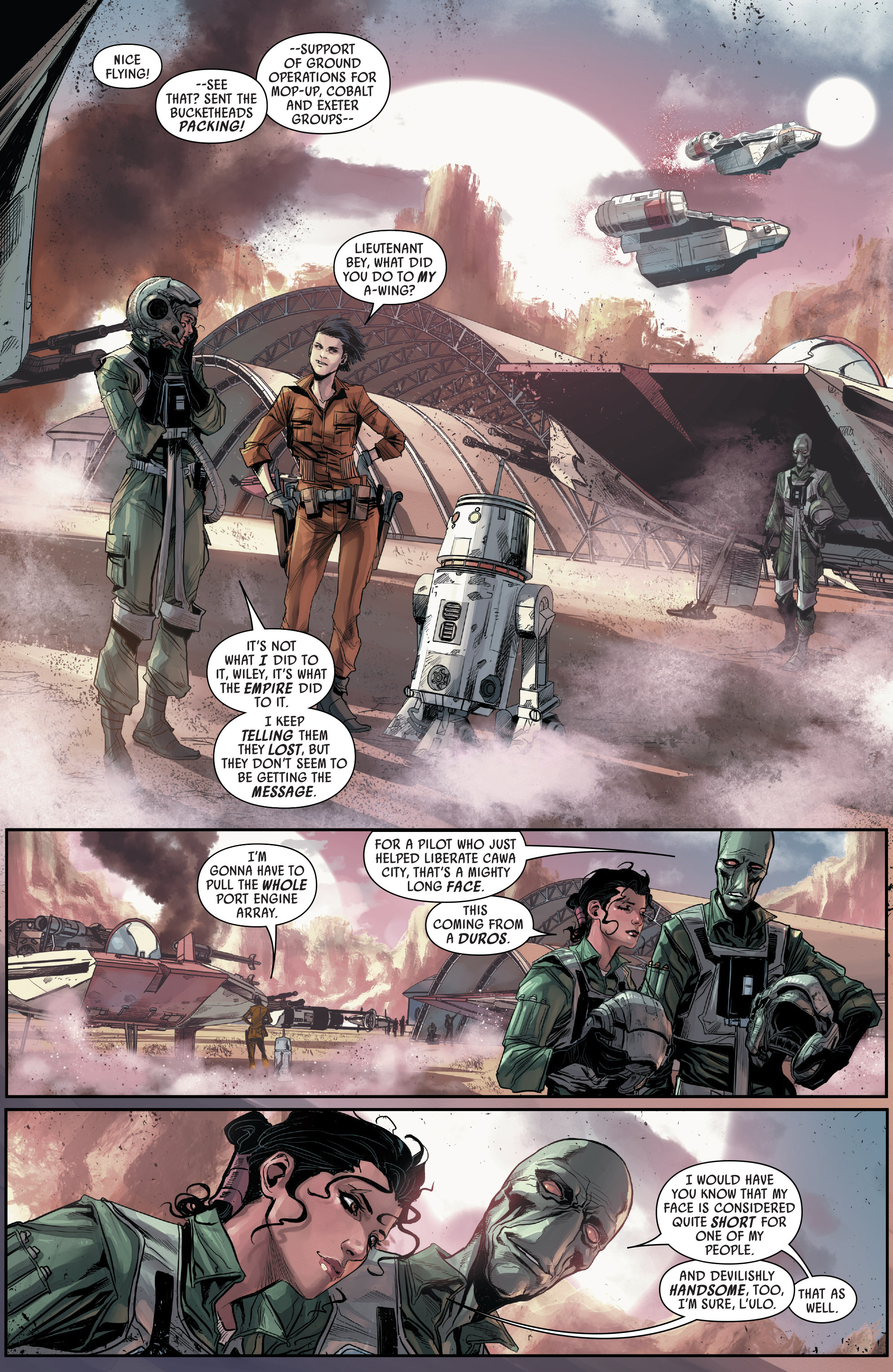 Read online Journey to Star Wars: The Force Awakens - Shattered Empire comic -  Issue #2 - 12