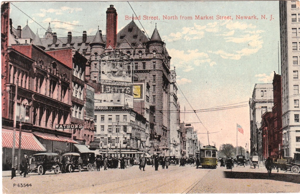 The Paper Collector Broad St., Newark, N.J., 1913