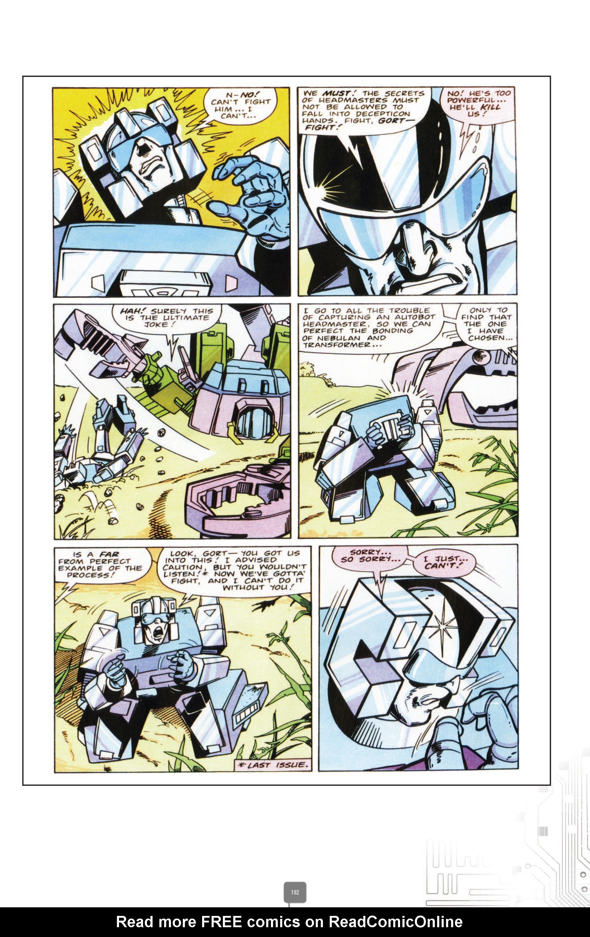 Read online The Transformers Classics UK comic -  Issue # TPB 4 - 192